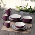 thumbnail image 6 of Noritake Colorwave Burgundy 16-Piece Coupe Dinnerware Set, Service for 4, 6 of 7