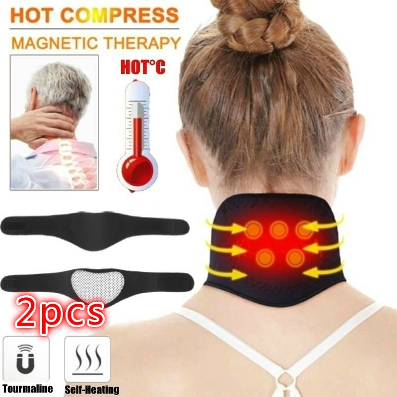 1/2PCS New Therapy Neck Belt Tourmaline Self Heating