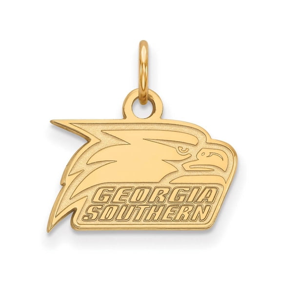 10k Gold LogoArt Georgia Southern University Eagle Extra Small Pendant Q1Y020GSU