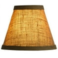 thumbnail image 2 of Urbanest Burlap Chandelier Clip-on Shade, 3″ Top × 6″ Bottom × 5″ Slant Height – Replacement Lamp Shades for Chandelier, Pendant Light, Wall Sconce & Small Table Lamp, 9-Piece, Natural, 2 of 2