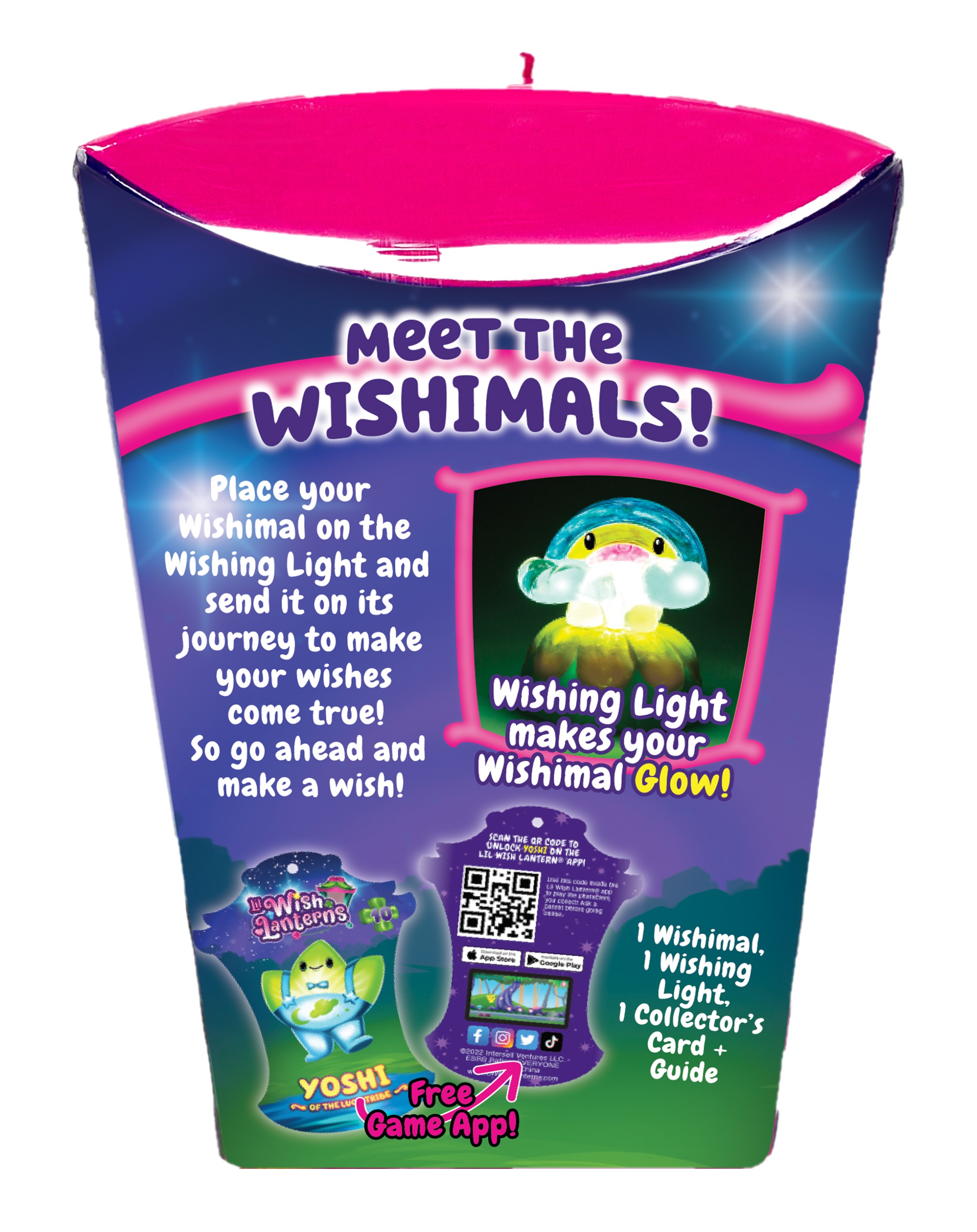 Lil Wish Lantern Wishing Light Pack, Wishimal Figures, Child Novelty Toy, Product Width 2.75 inch