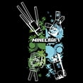 thumbnail image 2 of Men's Minecraft Ender Buddies Graphic Tee Black X Large, 2 of 5