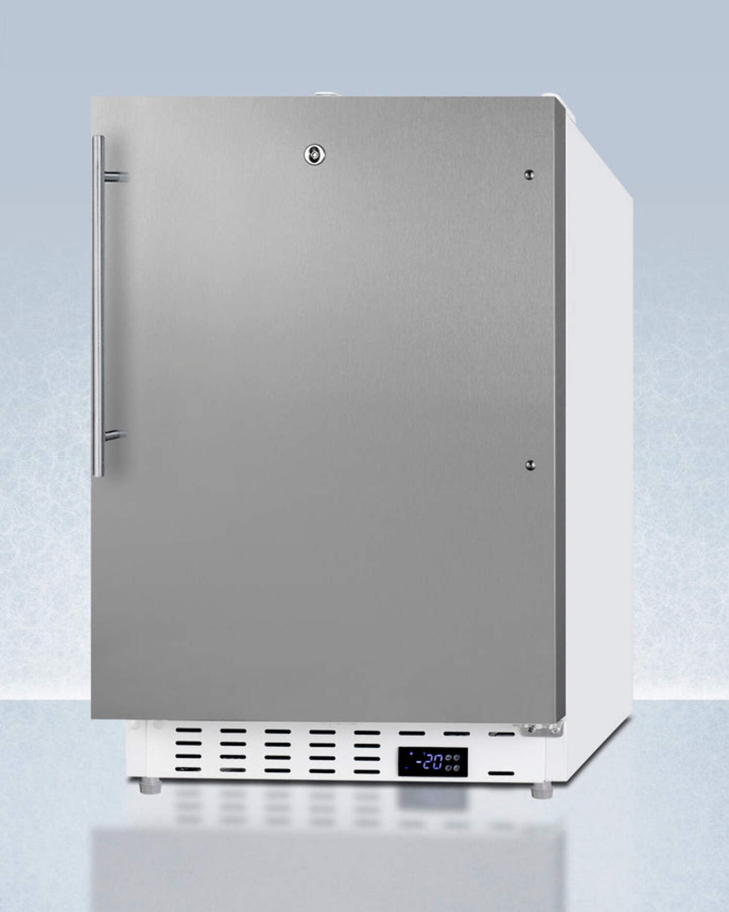 Accucold ADA305AFSSHVLHD 20" Built-In Undercounter Medical Freezer, 2.47 Cu. Ft., Steel Door/Handle
