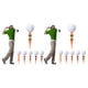 thumbnail image 3 of Naiovety 15 Pieces Golf Ball Tee Nail Fitting Woman Tees Professional Stabilizer Golfing Fixing Holder Stand Shaped Sport Body 2Conjunto, 3 of 4