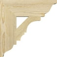 thumbnail image 3 of Ekena Millwork 4"W x 14"D x 14"H Balboa Traditional Rough Sawn Bracket, Douglas Fir, 3 of 4