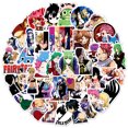 thumbnail image 2 of Pegatinas Fairys Tails de vinilo impermeables con forma de anime, 50 unidades/lote, 2 of 5