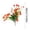 Orange, variant on Artificial Spring Grass Camellia Simulation Green Plant Arrangement Faux Floral Decor Indoor Outdoor Garden Landscaping Home Wedding Event Decoration Set of 2 No Maintenance Display