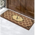 thumbnail image 2 of A1HC First Impression Gayle Ogee Extra Thick, Double Doormat, Large Size Monogrammed Doormat - 24" x 57", 2 of 7