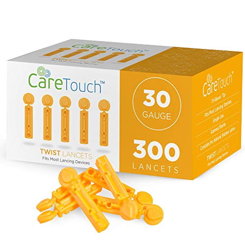 Care Touch Twist Top Lancets 30 Gauge, 300 Lancets