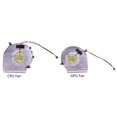 thumbnail image 2 of Ventilador enfriador de CPU portátil con alimentación USB, radiador de GPU para MSI GE72 GE62 PE60 PE70 GL62, CPU GPU, 2 of 5