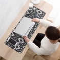 thumbnail image 3 of Long Mouse Pads for Desk,Black Geometric Pattern Desk Mats on Top Of Desks, Desk Mouse Pad Extra Large with 3mm Non-Slip Base and Stitched Edge for Gaming,Office,Work,Home 31.5"x11.8", 3 of 6