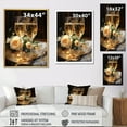 thumbnail image 4 of Designart "Celebration Of Sparkles I" Wine & Champagne Floater Framed Wall Decor, 4 of 5