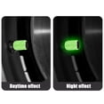 thumbnail image 5 of 4PCS Car Luminous Tire Valve Caps, Fluorescent Night Glowing Air Stem Covers, Glow in The Dark Automotive Tire Air Caps, Universal for SUV, Truck, RV, Corrosion Resistant Valve Covers, 5 of 9