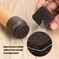 thumbnail image 6 of 8Pcs Felt Bottom Furniture Pad Round Cover Soft Chair Leg Floor Protectors, 6 of 17