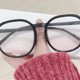 thumbnail image 2 of Gafas con montura grande para mujer, lentes para juegos de ordenador con luz azul, 0 dioptrías, rubor negro arena, 0 dioptrías, 2 of 5