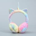 thumbnail image 3 of Winter unicorn earmuffs warm earmuffs sequin earmuffs cute earmuffs warm cold-proof plush earmuffs, 3 of 5