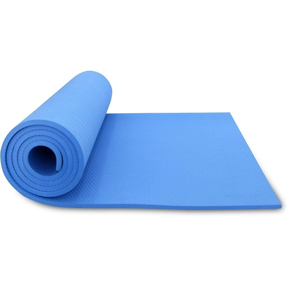 Nivia Ethylene Vinyl Acetate Anti-Skid Yoga Mat | Color: Blue | Size: 4mm