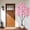 Pink cherry blossom tree height 210CM, variant on 5FT Tall Artificial Cherry Blossom Tree, Pink Faux Flower Tree with Realistic Leaves & White Pot, Fake Potted Blossom Tree for Living Room Entryway