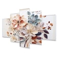 thumbnail image 2 of Designart "White Botanical composition" Abstract Botanicals Wall Art Prints Set, 2 of 5