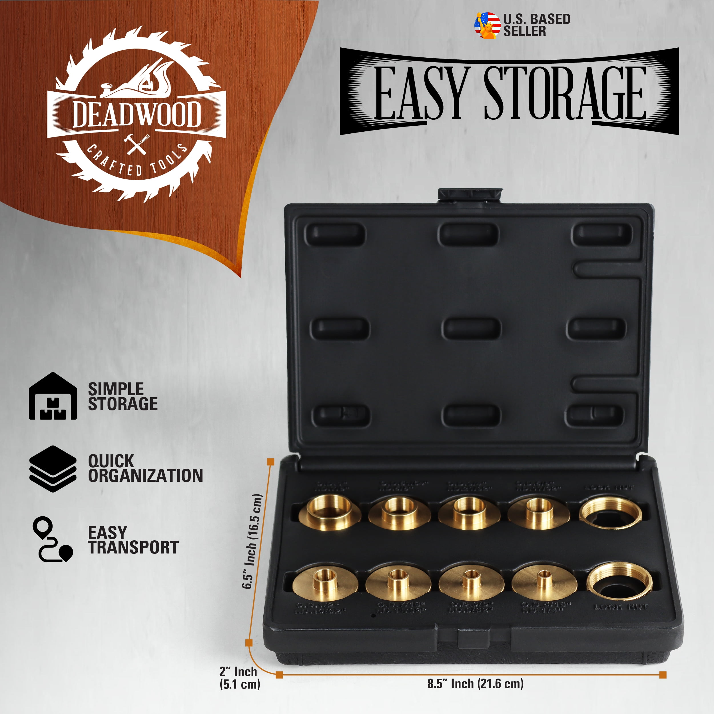 Brass Template Guide Set - Black Forest Wood Co.