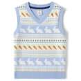 thumbnail image 1 of Chaleco tipo suéter Gymboree Bunny Fairisle para niños pequeños, talla 8, 1 of 2