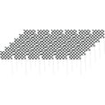thumbnail image 3 of czqnlg 36 Count Cake/Cupcake Topper  Black and White Racing Checkered Flags, 3 of 3