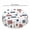 B, variant on 4th of July Star Stripe Flag Printed Tablecloth - Independence Day Decorative Dining Cover Party Table Sheet for Home Restaurant Holiday Banquet Layout