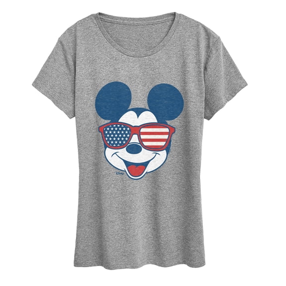 Disney - Mickey USA Sunglasses - Women's Short Sleeve Graphic T-Shirt