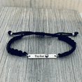 thumbnail image 4 of Personalized Engraved Drum Bar Rope Bracelet, 4 of 6