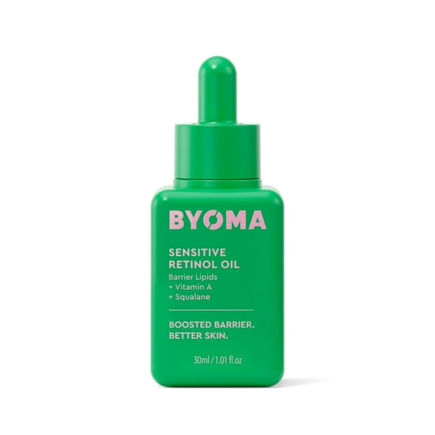 Aceite facial BYOMA Sensitive Retinol con escualano y vitamina A 30 ml