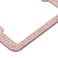 thumbnail image 3 of Triple Row Diamond Rose Gold License Plate Frame, 3 of 3