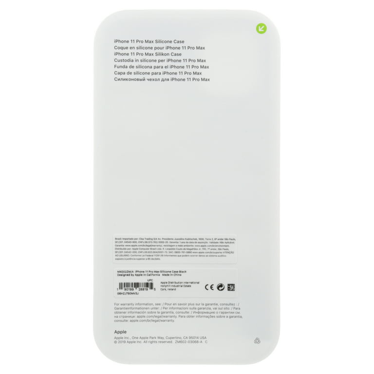 iPhone 11 Pro Max Silicone Case - White - Apple