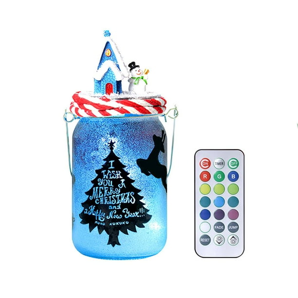 Mason Jar Light Ip65 Impermeable Led Jar Lámpara String 3000K Fairy String Jar Lámpara Creative Mason Jar Light Hangings Jar Light Lantern Para Festival Decoración Hogar Regalo Advancent HA012821-00