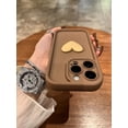 thumbnail image 5 of Bonita funda de teléfono 3D con corazón de amor para funda iphone 11, 13, 12, 14, 15 Max Pro, 15 Plus, protección de cámara de silicona a prueba de golpes, funda trasera de TPU suave, 5 of 5