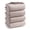 Coffee, variant on REDKISS Oversized Beach Sheets 4-Pack 100% Microfiber 35x70 Fine Striped Quick Dry ,Gray