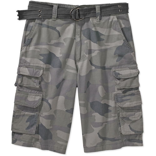 Op Men's Belted Cargo Camo Shorts