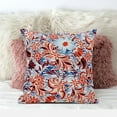 thumbnail image 3 of Amrita Sen Flying Floral Paisley Throw Pillow in Red Blue 18x18, 3 of 5