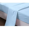 thumbnail image 3 of CC&DD HOME FASHION®-Bedding Sheets Sets,Velety Double Brushed Microfiber,Wrinkle Free,3-4 pieces,Includes 1 Flat Sheet,1 Fitted Sheet, 1-2 Pillowcase,Queen,Sky blue, 3 of 5