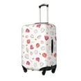 thumbnail image 2 of Haiem Red coral and scallop seashell Luggage Cover Printed Suitcase Covers for Luggage Elastic Washable Suitcase Protector Fits 18-32 Inch Luggage-Medium, 2 of 9