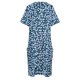thumbnail image 5 of Vestido holgado con bolsillos y estampado de pequeñas flores azules y blancas para invitada de boda 2025, atuendos de playa para mujer, ropa de mujer, 5 of 7