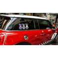 thumbnail image 5 of Xotic Tech 3 Pcs Mini Cooper Cute Cool Bears Exclusive Car Window Reflective Decals Stickers Checkered Union Jack UK Flag Sporty Style For Car Truck Window Trunk Door or Laptop refrigerator etc, 5 of 6