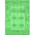 thumbnail image 1 of Ahgly Company Indoor Rectangle Oriental Emerald Green Traditional Area Rugs, 3' x 5', 1 of 4