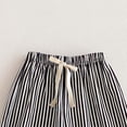 thumbnail image 5 of XuJwPNcy Toddler Girls Boys Cotton Pants Baby Striped Summer Drawstring Waist Trousers Infants Cute Comfort Pants 12M-6Y, 5 of 5