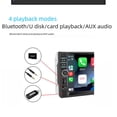 thumbnail image 5 of Reproductor MP5 para automóvil HD de 7 pulgadas con pantalla capacitiva compatible con llamadas Bluetooth CarPlay que revierten los tres antiguos 7018b, 5 of 5