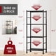 thumbnail image 2 of Organizador de estantes Storage Shelves Sakugi de 4 niveles, metal negro, 2 of 6