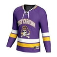 thumbnail image 2 of Unisex GameDay Greats Purple ECU Pirates Spirit Hockey Jersey, 2 of 4