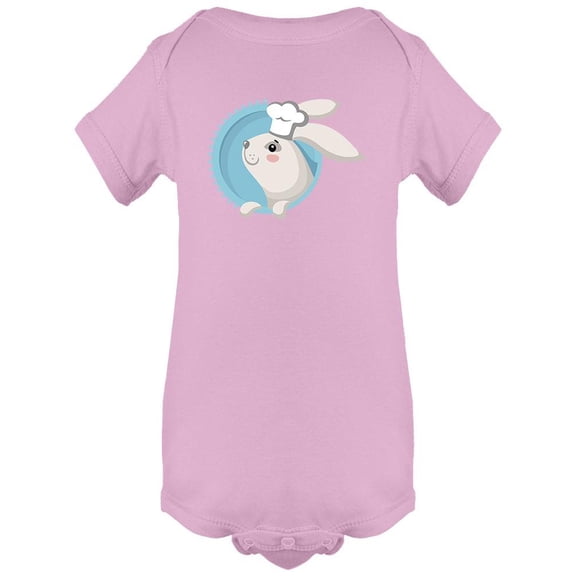 Rabbit With Baker's Hat Bodysuit Infant -Image by Shutterstock, 12 Months