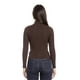thumbnail image 2 of Blusa tejida de cuello alto /Juvenil, 0247 (Cafe) cafe M, 2 of 2