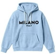 thumbnail image 3 of MHFRRA Sudadera con Capucha y Forro para Exteriores, Suave, Cómoda, Informal, de Manga Larga, Ligera, Cálida, para Invierno y Otoño Azul, 3 of 3