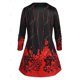 thumbnail image 2 of Camiseta Talla Extra Dos Tonos Flores Rosegal  Mangas largas de talla grande, 2 of 5